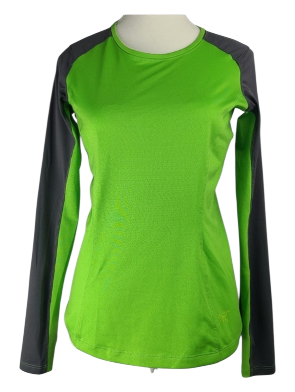 Arc'teryx Women’s Green & Gray Base Layer Long Sleeve Shirt Size S | Performance